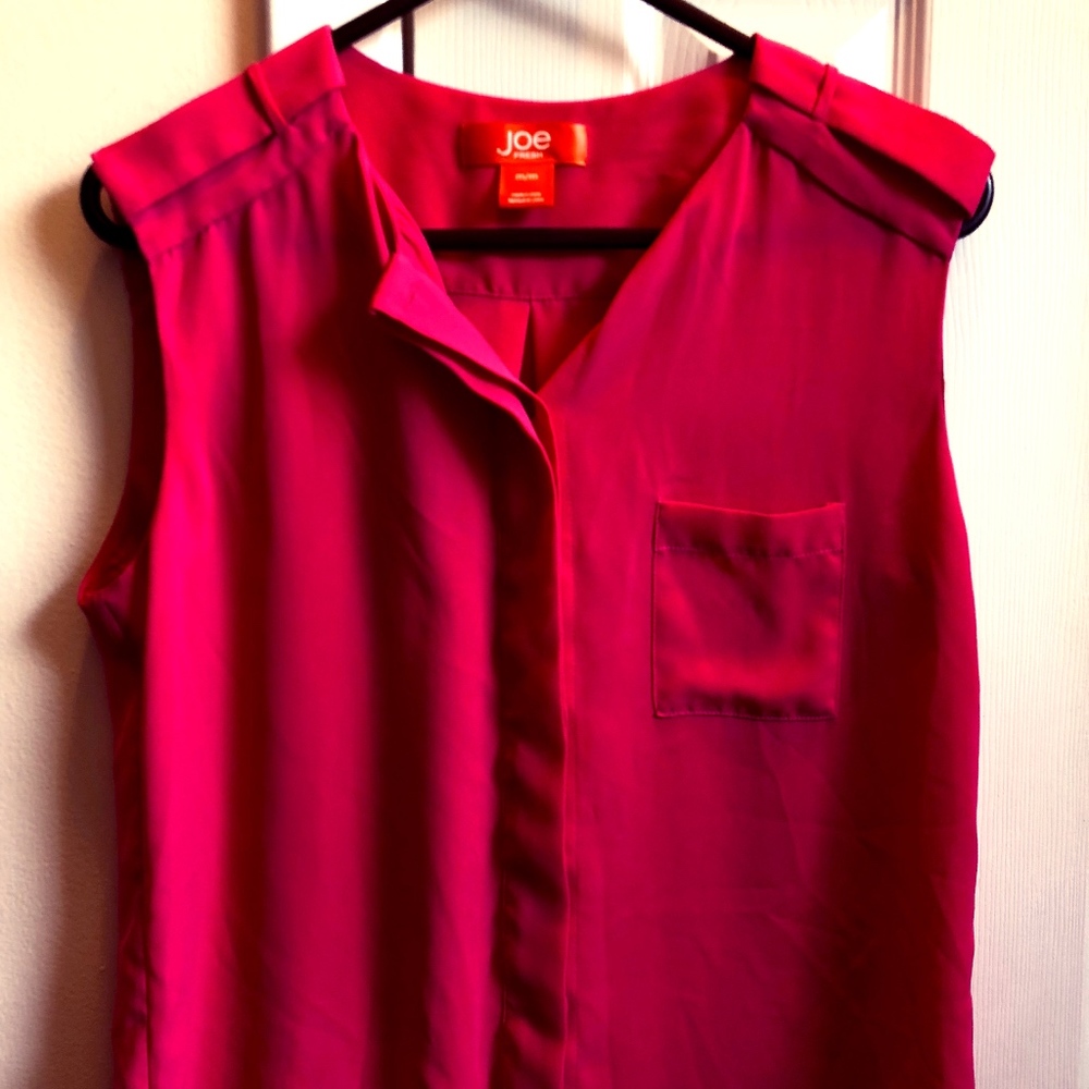 Joe Fresh Sleeveless Top (pink)